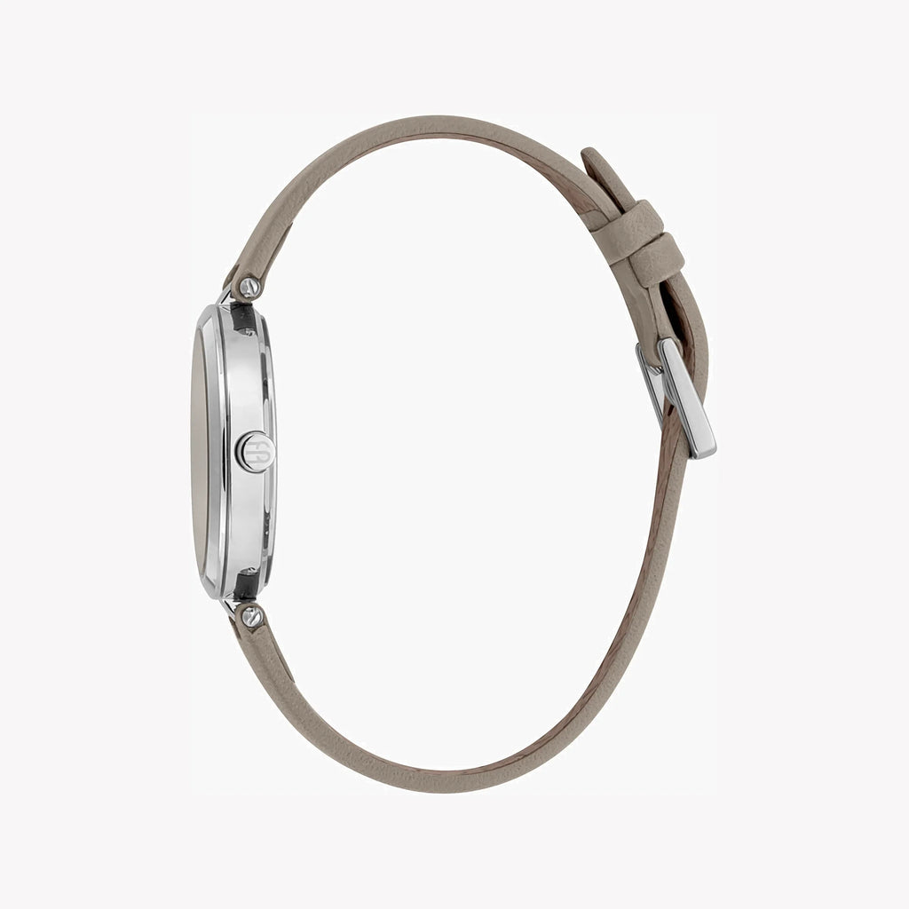 Esprit Women's Grey Leather Watch, Stainless Steel | ES1L123M0045-1
