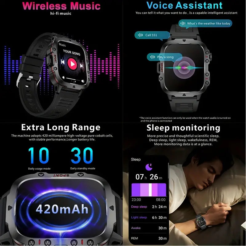 Outdoor SmartWatch - Black-4