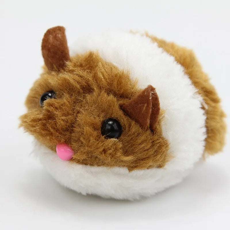 Interactive Plush Mouse Toy for Cats-6