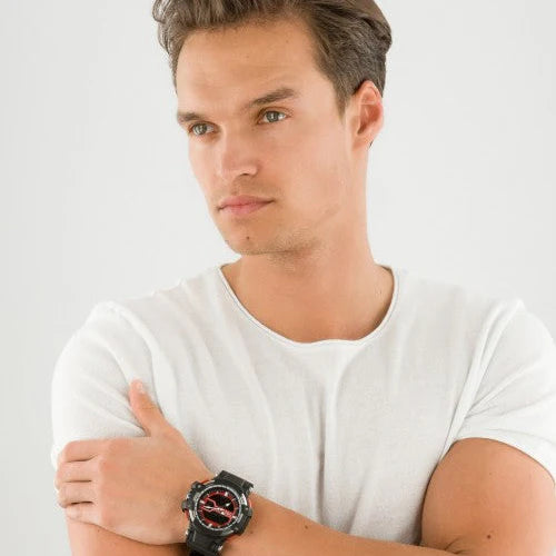 Timex Men's Black Resin Watch, Digital Dial | TW5M22700-3